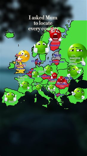 I remade "I asked my mum to locate every country in Europe"