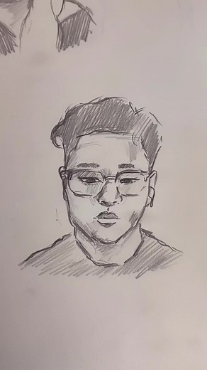 Drawing people in my zoom class (part 3) #art #artist