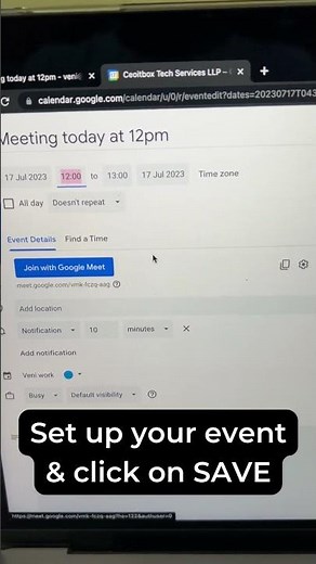 How to create calendar event from Gmail?