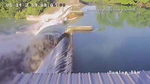 61K views · 480 reactions | Texas' Lake Dunlap Dam collapse caught on camera | Civil Engineering Discoveries | Facebook
