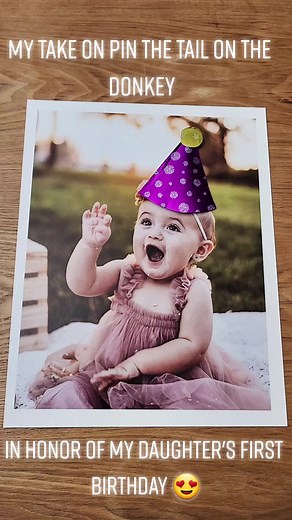 DIY Pin the Tail on the Donkey Birthday Game Tutorial