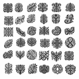 222 Cricut Filigree Scroll SVG Bundle – SVG, PNG Decorative Borders & Elegant Elements for Cricut Projects, Instant Digital Downloads - Etsy