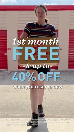 63K views | Find and reserve your storage unit right from your phone or laptop. CubeSmart makes it easy to rent online in minutes so you can move in today. | CubeSmart Self Storage | Facebook