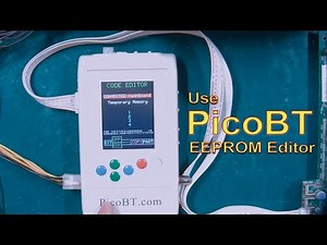 PicoBT EEPROM Editor for synchronizing Antminer Whatsminer hash board data丨Universal PicoBT Test Jig