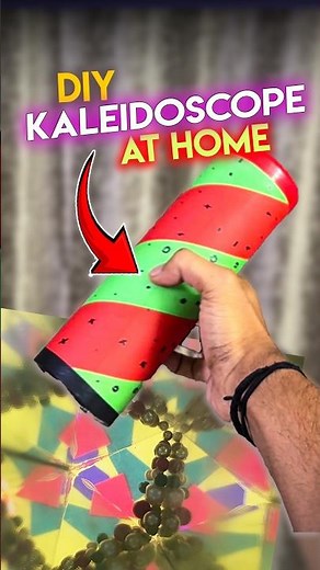 Making KALEIDOSCOPE | School Project at home #diycrafts #creative #schoolproject