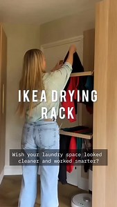 194 reactions · 33 shares | Small laundry space? This foldable IKEA drying rack is a total game-changer. Compact, clean, and perfect for everyday use. 狀✨ #fblifestyle #IKEAFinds #SmallSpaceLiving #HomeHacks #LaundryRoomIdeas #IKEAIndia #ApartmentHacks #MinimalHome #SmartStorage #HomeOrganization #LaundryTips #FoldableRack | Aluminium Glass Design | Facebook