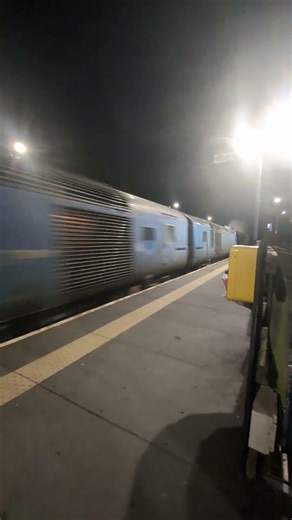 two class 43s pulling flying Scotsman to York train museum