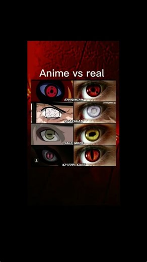 NARUTO EYES IN REAL LIFE#naruto