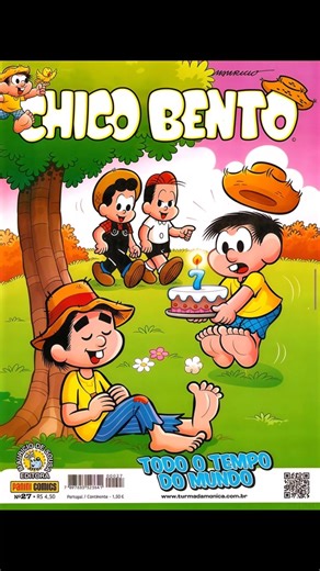 Tirinha do Chico Bento, pé dormindo | Narra Quadrinhos