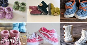 21 Adorable Baby Shoes Crochet Patterns