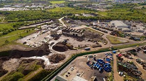 Drone shows Stanton Ironworks site ahead of huge redevelopment