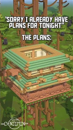 Lego Ninjago Inspired Lloyd’s Treehouse Minecraft Survival Build Design #legominecraft #building