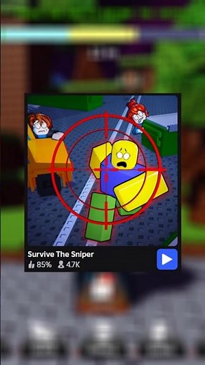Roblox Game: Survive The Sniper
