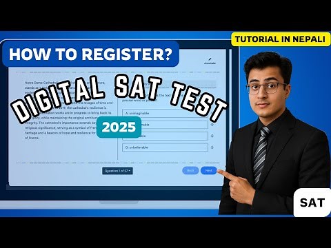 HOW TO REGISTER FOR SAT TEST ? Step by Step Tutorial
