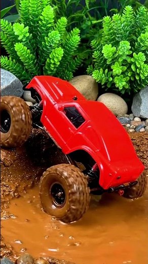 Epic RC Mud Bogging! Red Crawler Conquers the Slop! 🏞️
