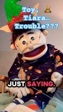 Toy 🧸, Tiara, … Trouble??? #fyp #puppet #teaser