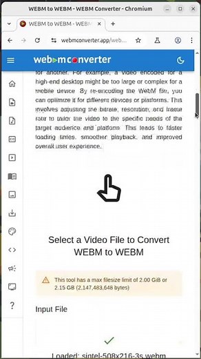 Adjust the Contrast of a Video File online for FREE - WEBM Converter