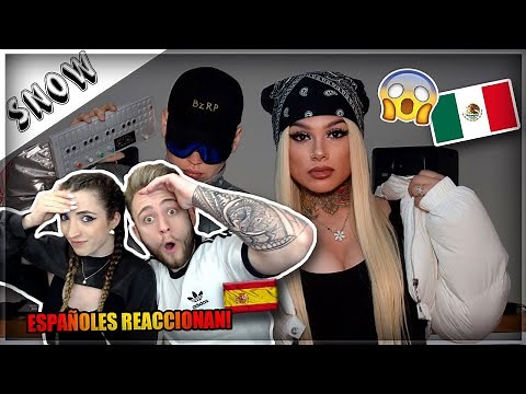 🇪🇸ESPAÑOLES REACCIONAN a SNOW THA PRODUCT 🇲🇽 BZRP | La MEJOR RAPERA DE MÉXICO! (CON MI NOVIA)
