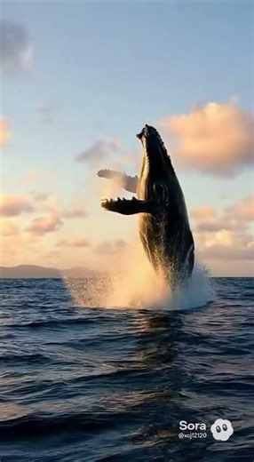 A Giant Whale Explodes Out of the Ocean 🐋 #shorts
