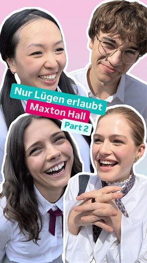 KiKA LIVE - die mit den digitalen Autogrammen 🤝 on Instagram: "Ihr wolltet Teil zwei, ihr kriegt Teil 2 💛 Und wer die Folge noch nicht gesehen hat, schnell auf den Link in unserer Bio klicken 🤭 #maxtonhall #harrietherbigmatten rbigmatten #maxtonhallinterview #maxtonhallseries #kikalive"