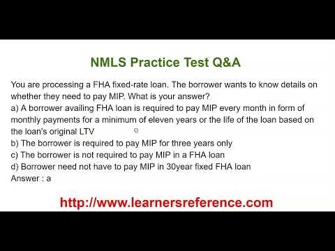 Nmls Practice Test #nmlpracticetest #mlopracticetest
