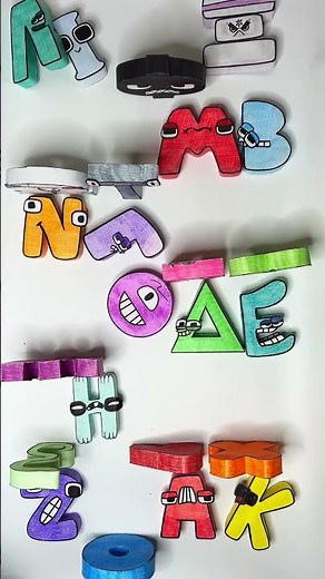 FUNNY KICKING 👌😁 GREEK Paper Alphabet Lore A - OMEGA 💥 #alphabetlore