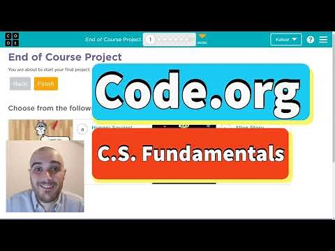 Code.org Lesson 16 End of Course Project | Tutorial with Answers | Course C