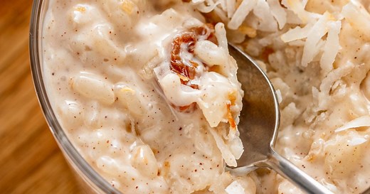 Creamy Coconut Rice Pudding Recipe | A Rich, Creamy & Easy Dessert!