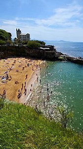 En direct depuis Biarritz. La plage du Port-Vieux. | Pays Basque BAB