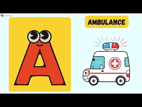 ABC Vehicle Phonics Song | Two Vehicles per Letter | A–Z Transportation Fun for Kids | UZR Learning