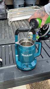 Before you know it they will make a battery powered microwave.Oh wait…… they already did•This kettle is also available in the dark green outdoor adventure lineup.•For my Tacoma Overland build I’m going to be using Makita stuff rather than running an inverter or generator. Makita Tools USA Makita Canada #tools #construction #makitatools #makitapartner | Kruger Construction