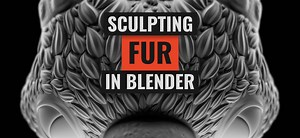 Sculpting Fur in Blender (with Alphas)