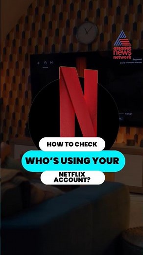 How to check who is using your Netflix account? #ytshorts