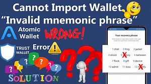 Cannot Import Wallet Invalid mnemonic phrase Error | Trust Wallet | Crypto Ustaad