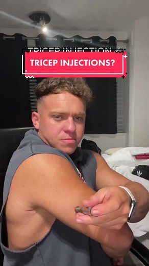 Tricep injection for Type 1 Diabetics👀💉 #diabetes #diabetestipo1 #type1diabetes #t1d #ryant1d #insulin #type1 #dietstartstommorow