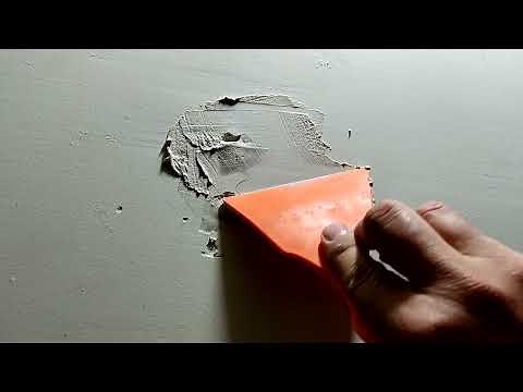 How to use stucco to repair walls step by step, very easy