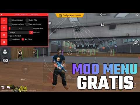 HACK MOD MENU FF GRÁTIS ATUALIZADO👽PAINEL AIMBOT ESP LINE PARA ANDROID E IPHONE SEM ENCURTADO 🎮