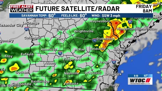 Rainy weather is ahead... tune in right now with Jamie Ertle for your full First Alert forecast. | WTOC-TV