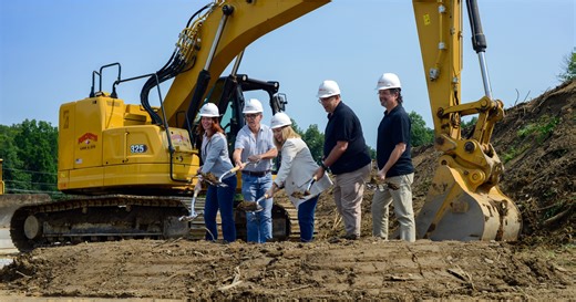 This week we broke ground on our new North American distribution center, coming soon to Newton, NJ! Stay tuned for updates as construction continues. | Thorlabs