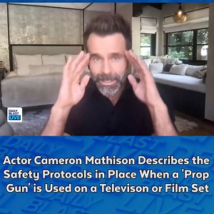 7.7K views · 40 reactions | Actor Cameron Mathison calls the fatal shooting on Alec Baldwin's movie set "so tragic and unimaginable," adding that he doesn't worry about using so-called "prop guns" because of the protocols that are in place. ➡️ https://bit.ly/3js7bkc | Daily Blast LIVE | Facebook