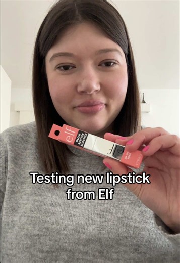 Testing new lipstick from Elf! 💄