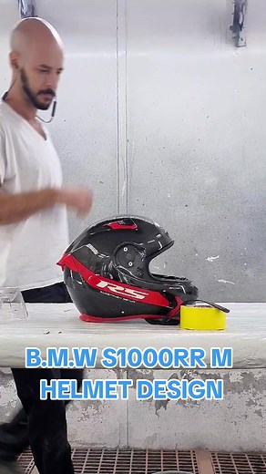Custom Painted BMW S1000RR M Helmet Design