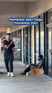 7.6K reactions · 462 shares | Homeless man becomes rich and blesses 17 year old homeless teen | Blessing a stranger | Facebook