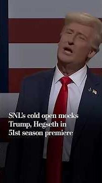 SNL’s cold open mocks Trump, Hegseth in 51st season premiere