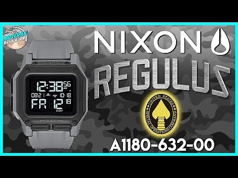 Legit Tool Watch! | Nixon Regulus 100m Dual Chronograph Quartz A1180-632-00 Unbox & Review