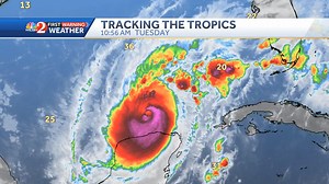 201K views · 454 reactions | Latest satellite loop of #Milton shows a very well defined eye but there does appear to be a bit of dry air being pulled into the backside of the storm. We'll continue to monitor this trend to see if it impacts our storm. #weshwx | Tony Mainolfi, WESH | Facebook