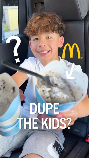 GUESS the McDonald's DUPE!! McFlurry + Soft Serve Cone! #shorts
