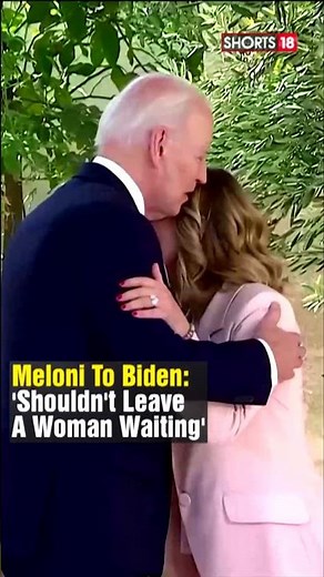 Meloni Jokes On Biden's Delay, 'You Shouldn't Leave A Woman Waiting'| G7 Summit | N18S #meloni