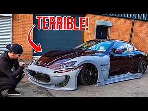 INSTALLING THE FIRST BODYKIT TO MY MASERATI GRANTURISMO