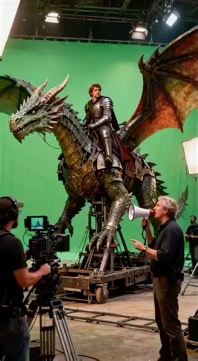 Behind the Scenes: Filming a Dragon Rider Scene 🐉🎬
